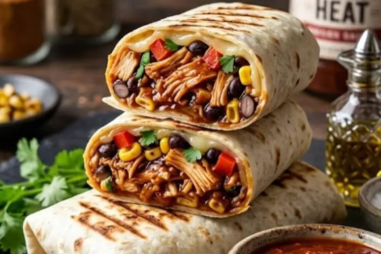 Barbeque Chicken Wrap Recipe