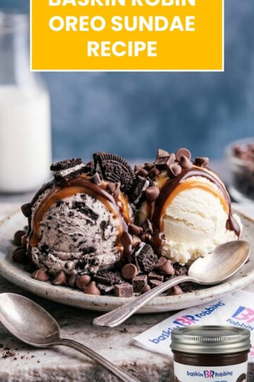 Baskin Robin Oreo Sundae Recipe
