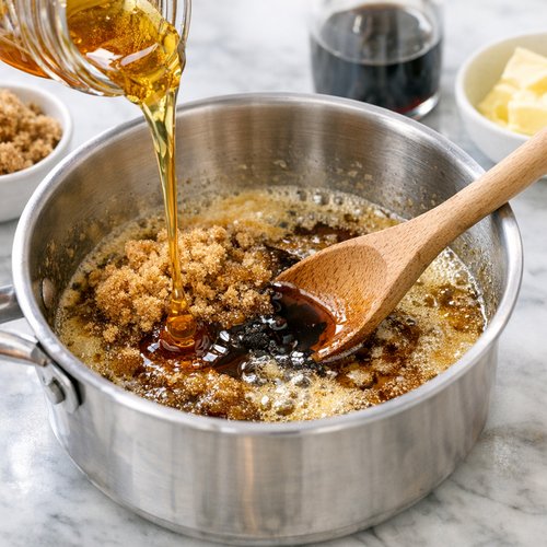 Step 3: Make Your Glaze While Carrots Begin Roasting